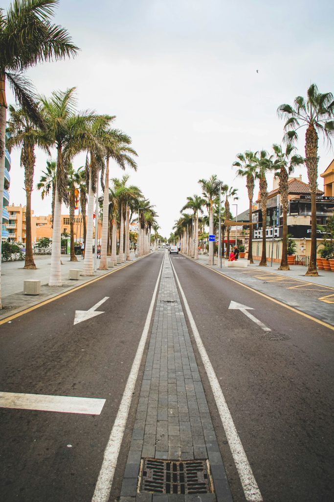 Gate i Los Cristianos på Tenerife