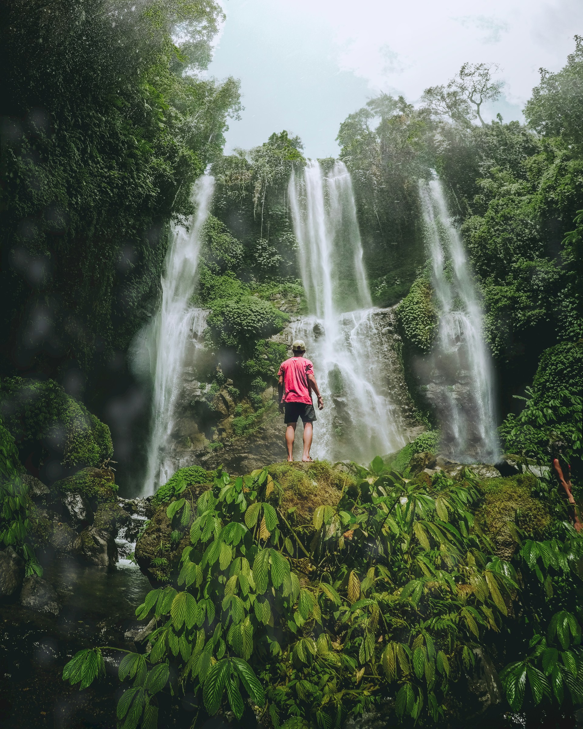 Sekumpul-fossen på Bali, Indonesia.