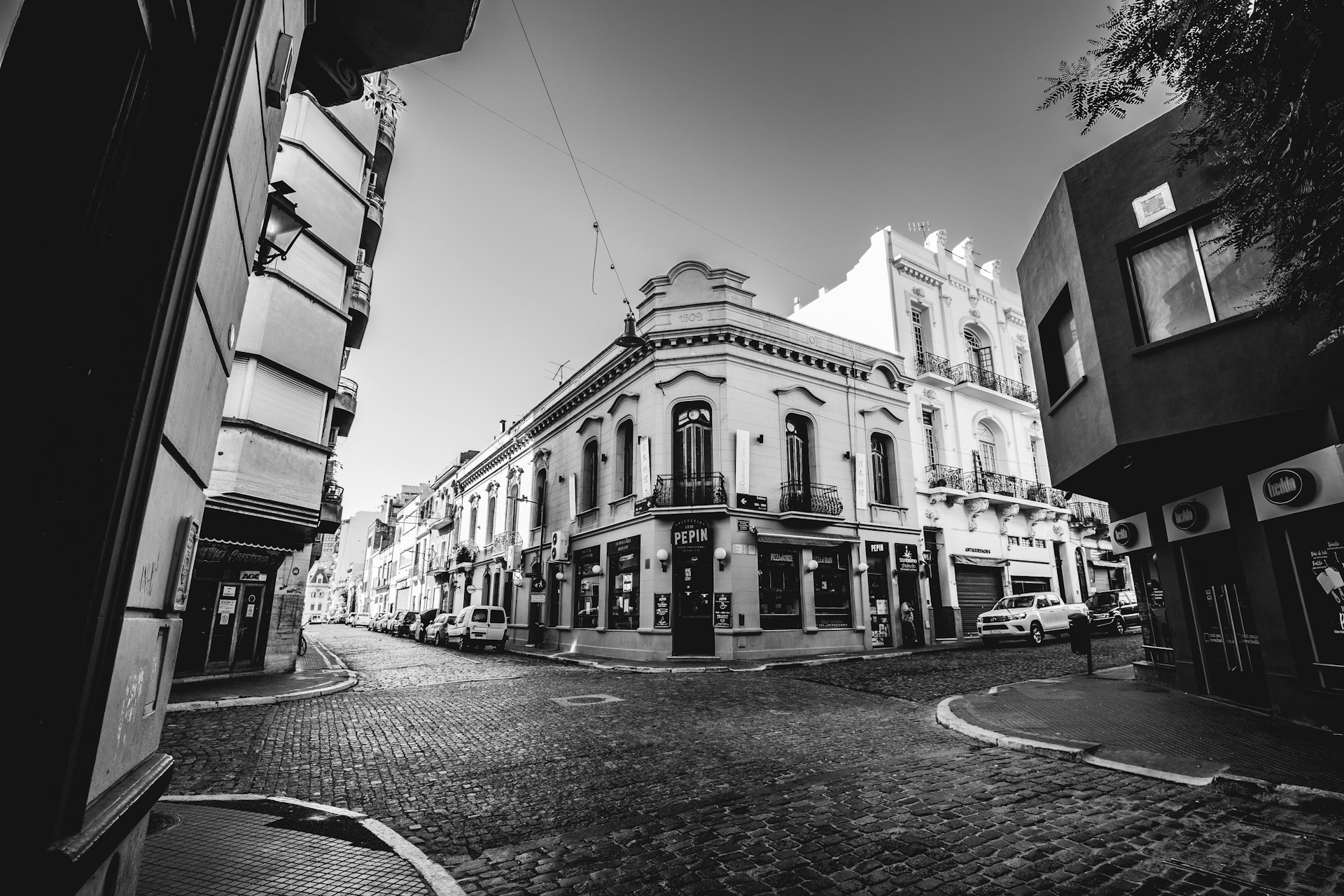 Brosteinsgater i San Telmo i Buenos Aires i Argentina