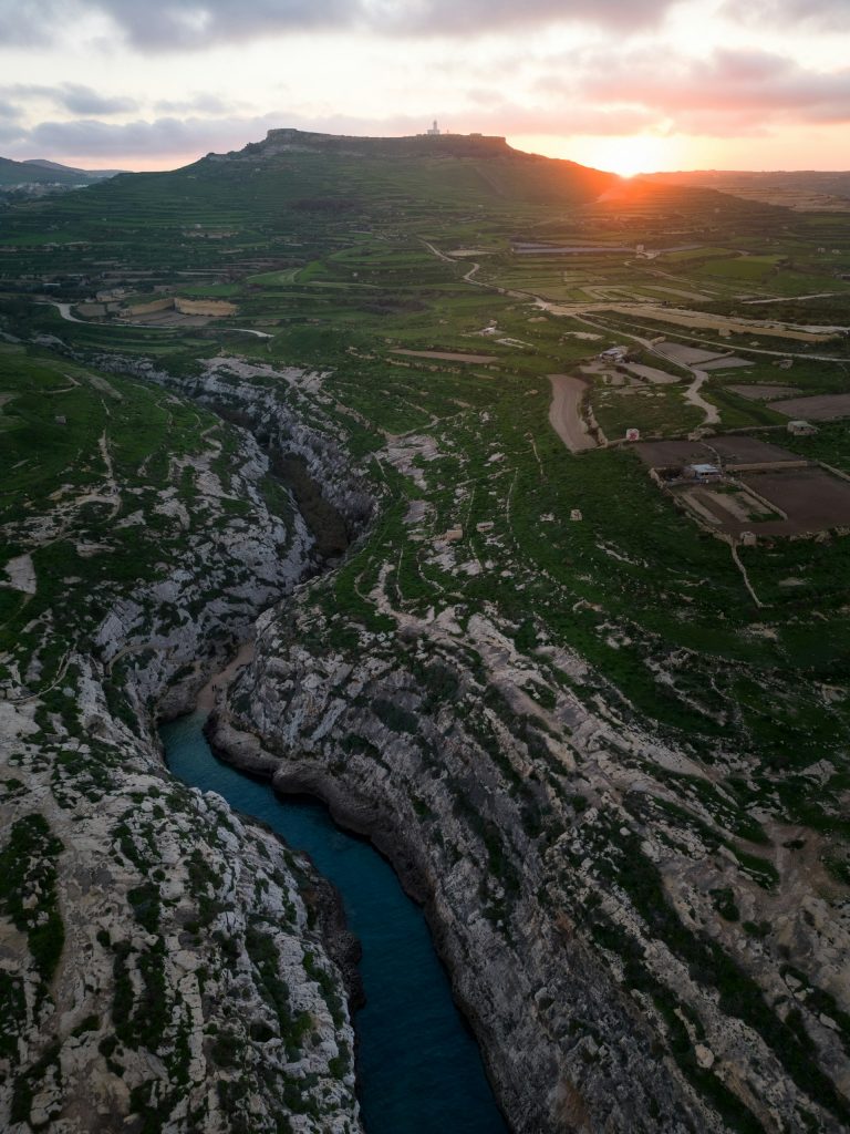 Frodig landskap på Gozo