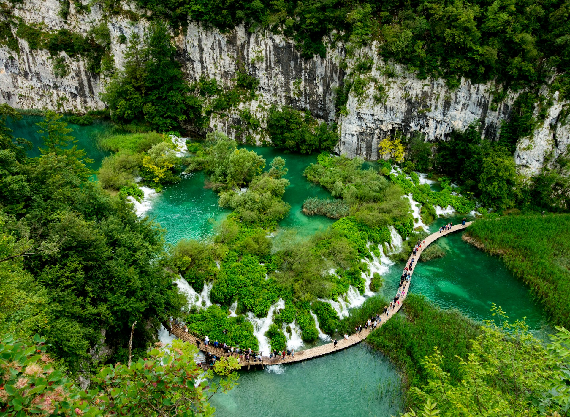 Plitvice Lakes National Park i Kroatia