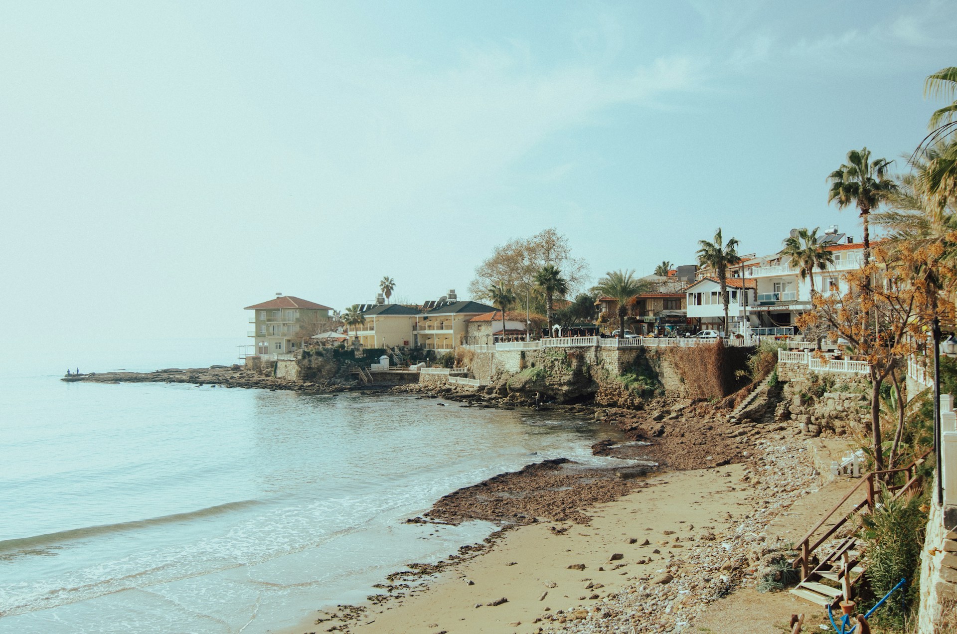 Strand i Side i Tyrkia