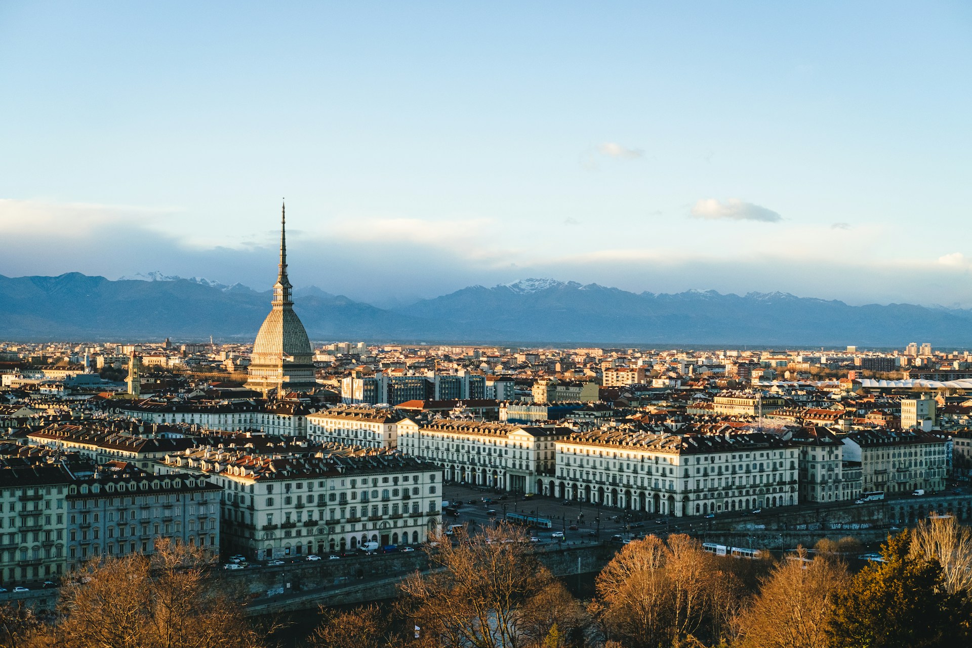 Reiseguide: Torino Utsikt over Torino i Italia