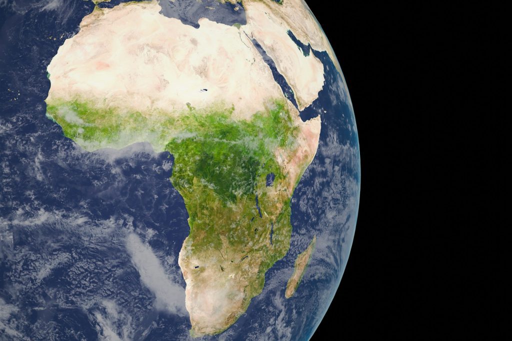 Afrika sett fra verdensrommet