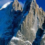 Aiguille du Dru i Mont Blanc-massivet