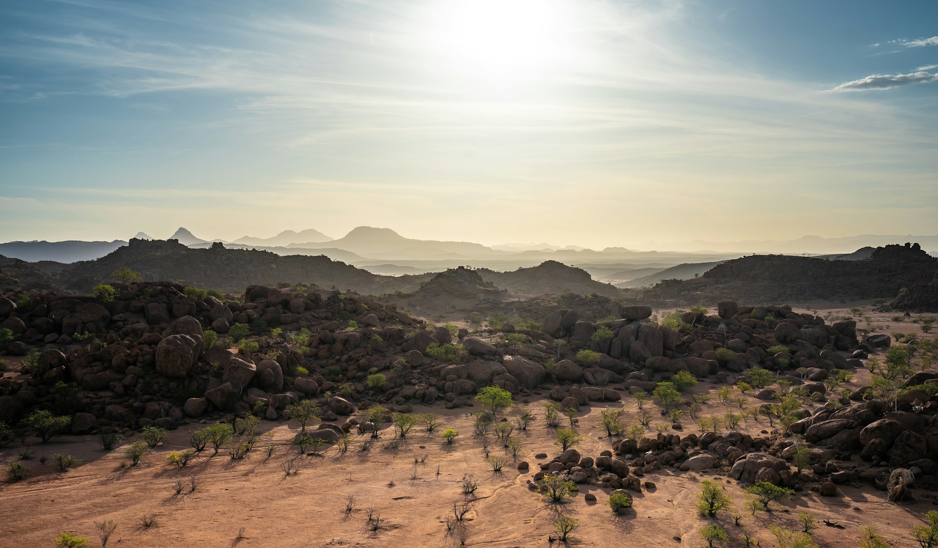 Damaraland i Namibia
