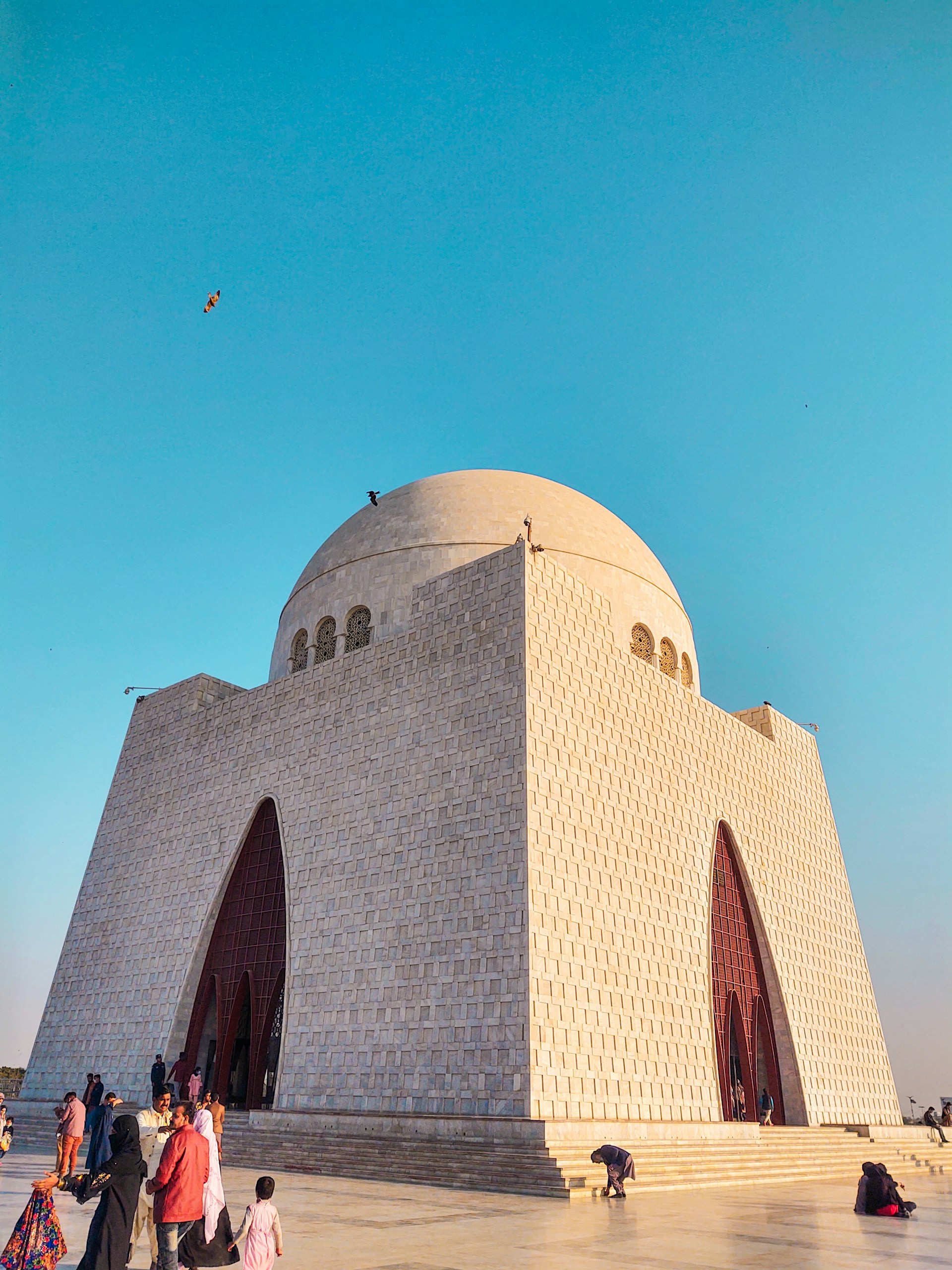 Muhammad Ali Jinnah Mausoleum i Karachi i Pakistan