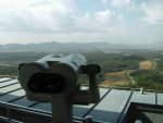 Teleskop i DMZ med utsikt mot Nord-Korea