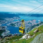 Utsikt ned mot Bergen