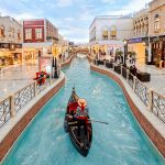 Gondoltur i Villaggio Mall i Doha.