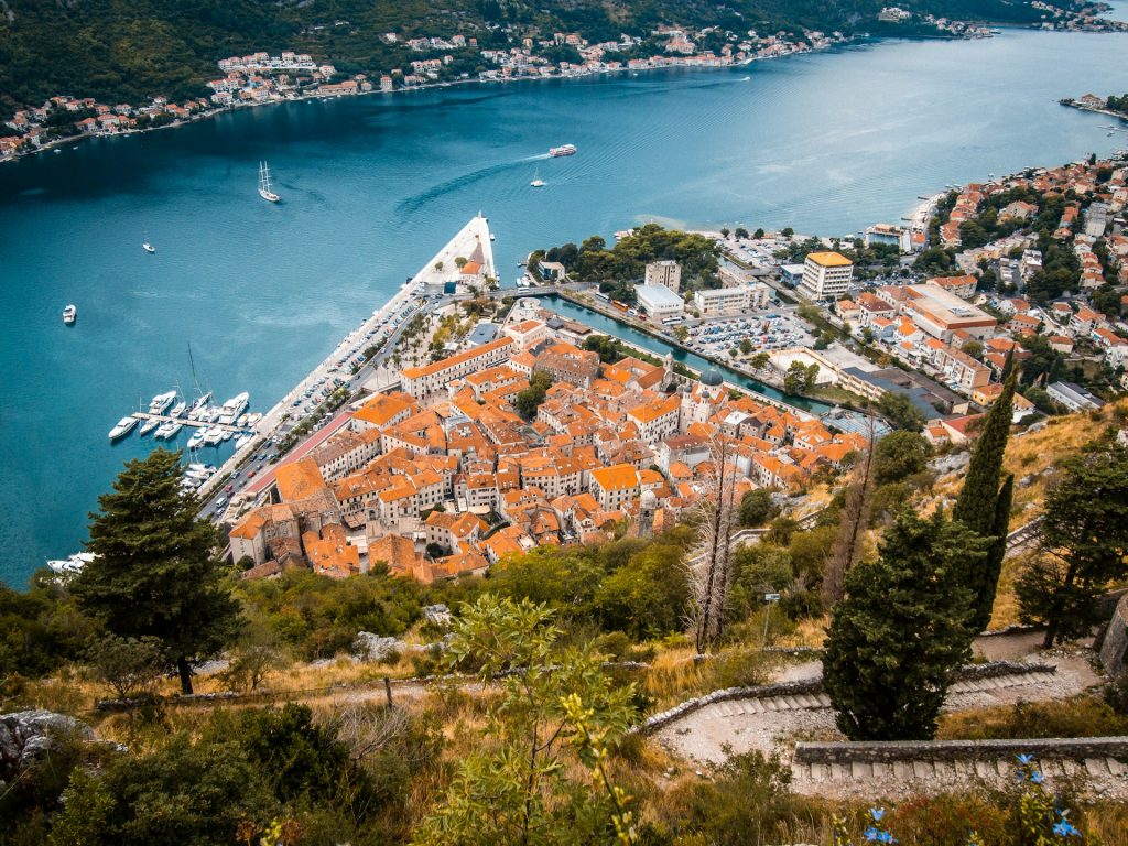 Havnebyen Kotor i Montenegro