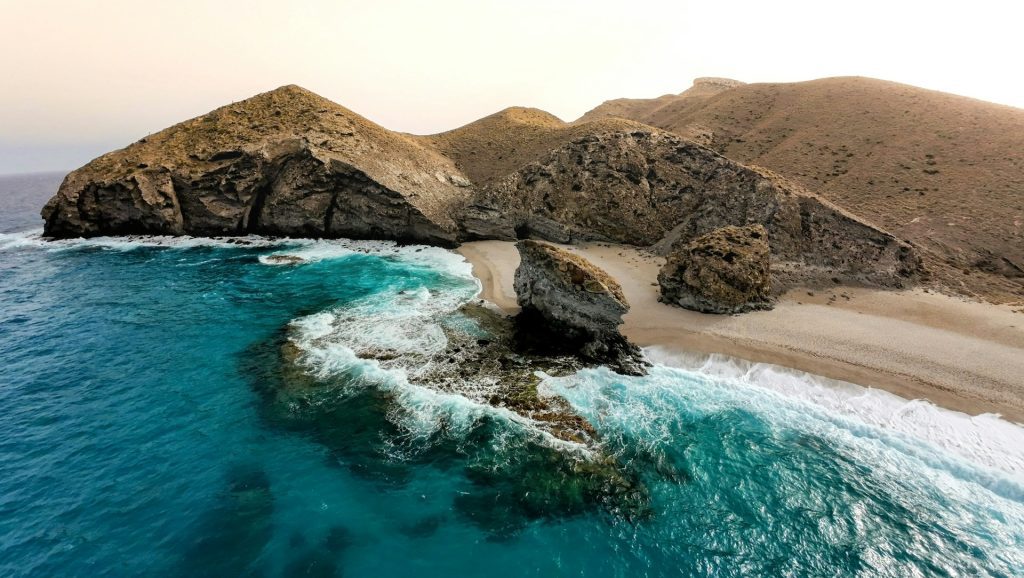 Playa de Los Muertos i Cabo de Gata-Níjar naturpark