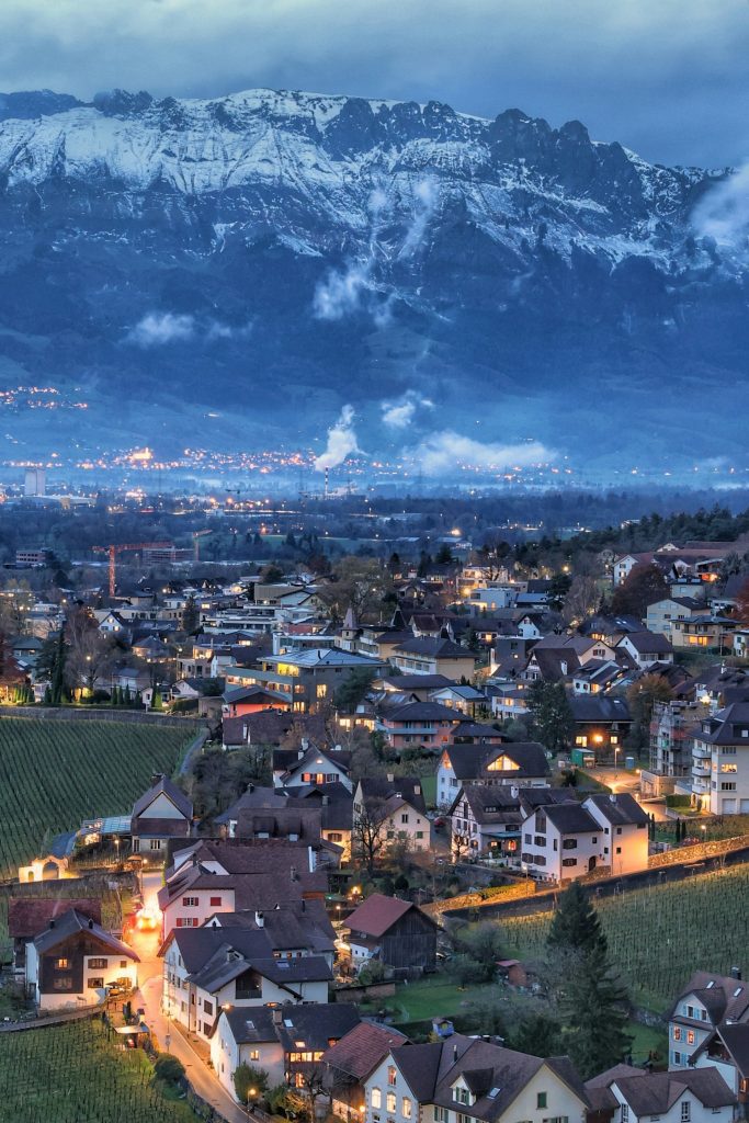 Liechtenstein på kvelden